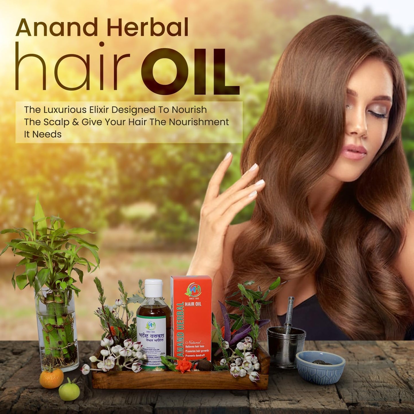 ANAND Herbal Hair Oil – Boost Hair Growth Naturally