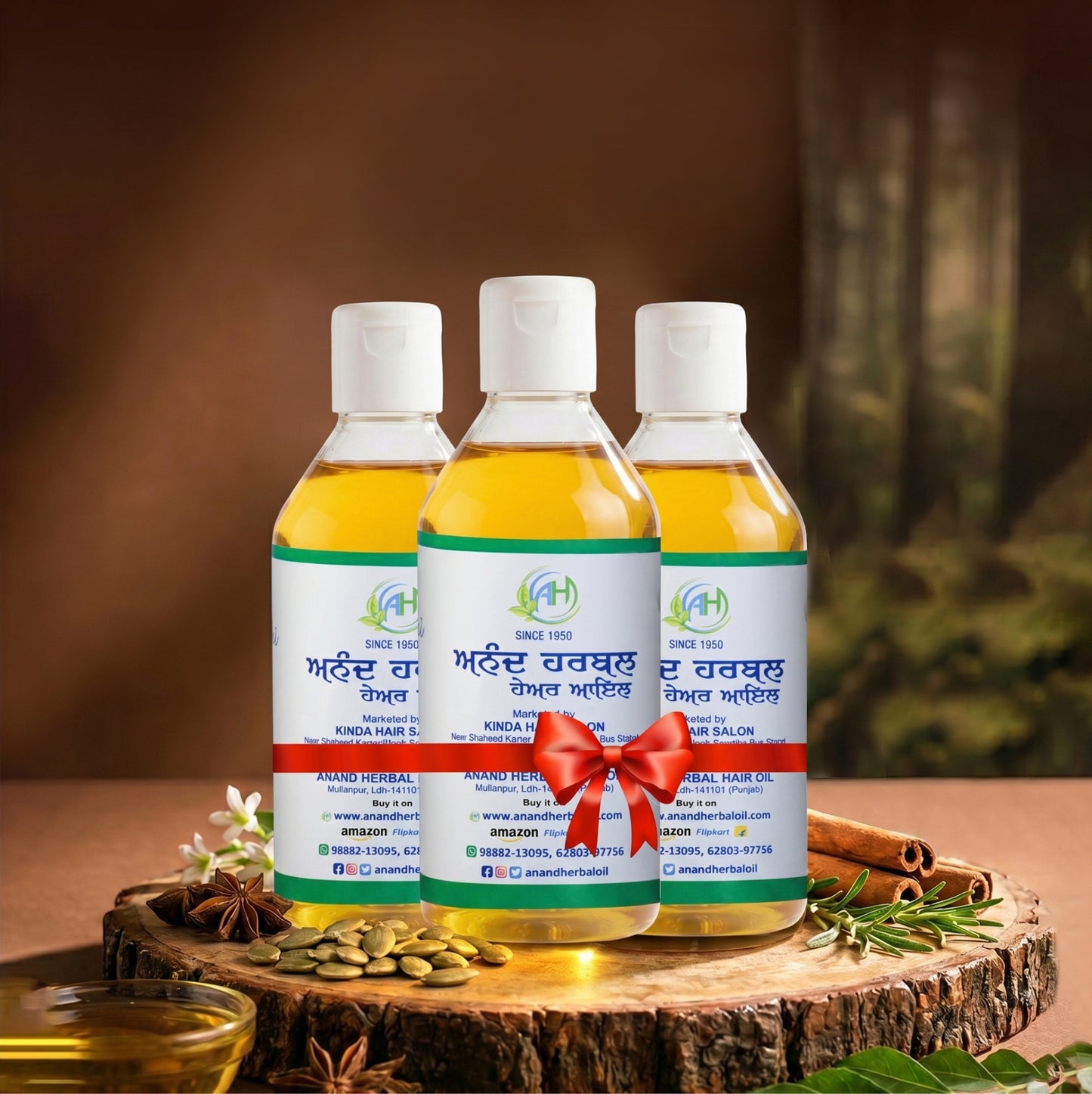 ANAND Herbal Hair Oil Combo – Complete Herbal Care for Healthy Looking Hair