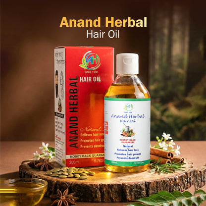 ANAND Herbal Hair Oil – Boost Hair Growth Naturally