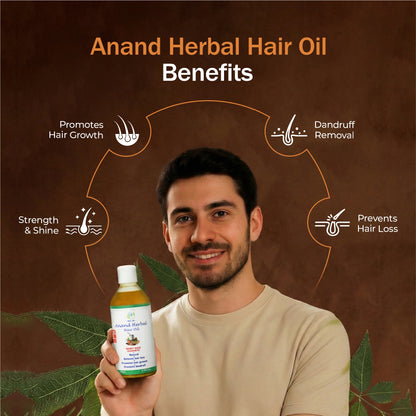 ANAND Herbal Hair Oil – Boost Hair Growth Naturally