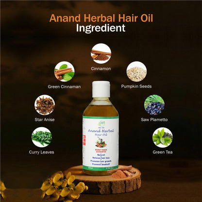 ANAND Herbal Hair Oil – Boost Hair Growth Naturally